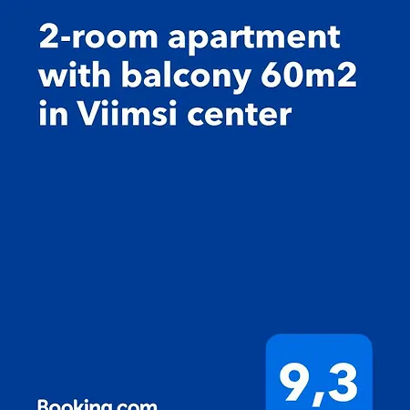 2-room With Balcony 60m2 In Viimsi Center شقة